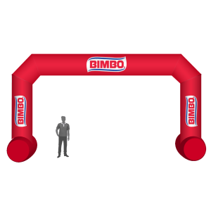 Arco inflable tradicional con base