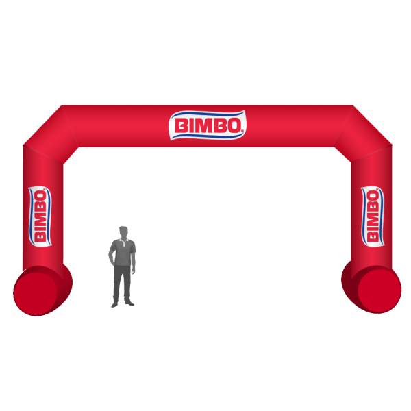 Arco inflable tradicional con base